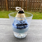 Mount Fuji Shaped Aromatherapy Candle with whisky glass & charms