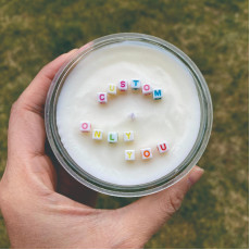 Aroma hidden message candle (100% Soy Candle)