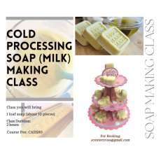 Cold Processing Milk Soap Workshop in Toronto